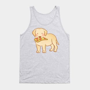 Labrador and Pizza Tank Top